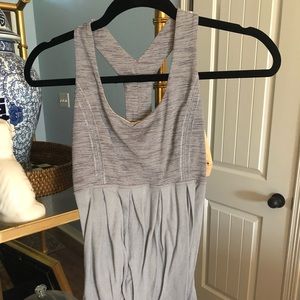 Lululemon Navy and Gray Work Out Top Size 6
